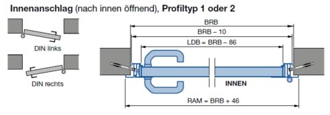 Hörmann Garagen-Nebentüre, Eckzarge, » Scheurich24.de