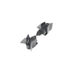 Novoferm Endstopfenpaar Bodendichtung links und rechts, iso 9, iso 20, S 45, iso 45, novodoor Thermo