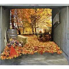 Garagentorplane Herbstlandschaft