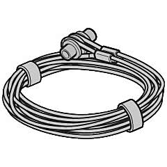 Hörmann Drahtseile Beschlag Z, 3 mm, Länge 2615 mm, bis Torhöhe 2125 mm 