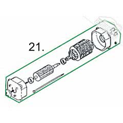 21 - Motor, komplett für Normstahl Elegant 400 Drehtorantrieb 