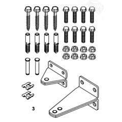 3 - Zubehör Beschläge für Normstahl Elegance 2500 Drehtorantrieb