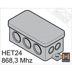 Mini-2-Kanal-Empfänger HET24 868,3 MHz