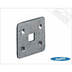 Novoferm Klemmplatte Laufschienenverbinder C 45, iso 9, iso 20, iso 40, S 40, novodoor Thermo