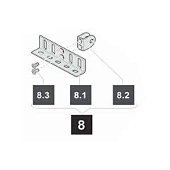 8. Sommer Torbeschlagswinkel komplett montiert sprint 550 S, SL (TORANTRIEBE)