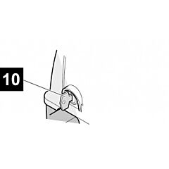 10. Sommer Schloss für Notlösebügel twist 200, incl. 2 Schlüssel, twist 200, 200 E, 200 EL