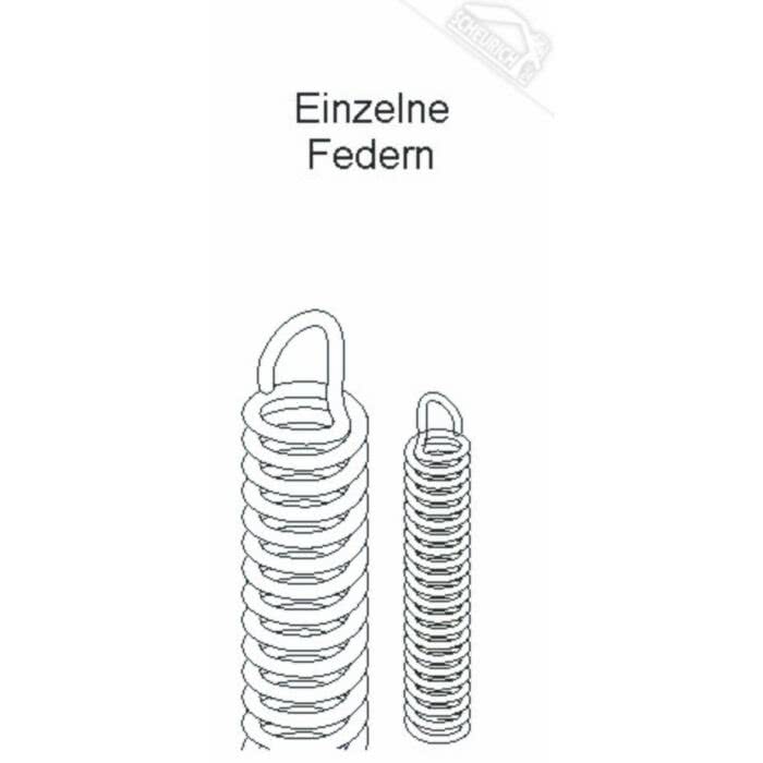 Befestigungshaken für Zugfeder D 5,5 L= 195 mm - Novoferm / Siebau  Ersatzteile günstig für Tore und mehr