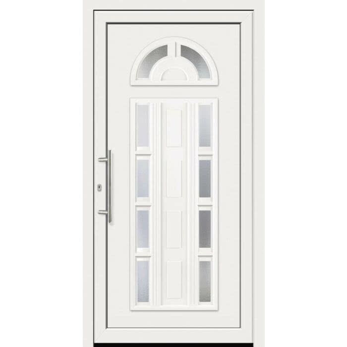 Feba Novotherm Kunststoff Hausture Modell 514 Weiss Mit Glas Orna C