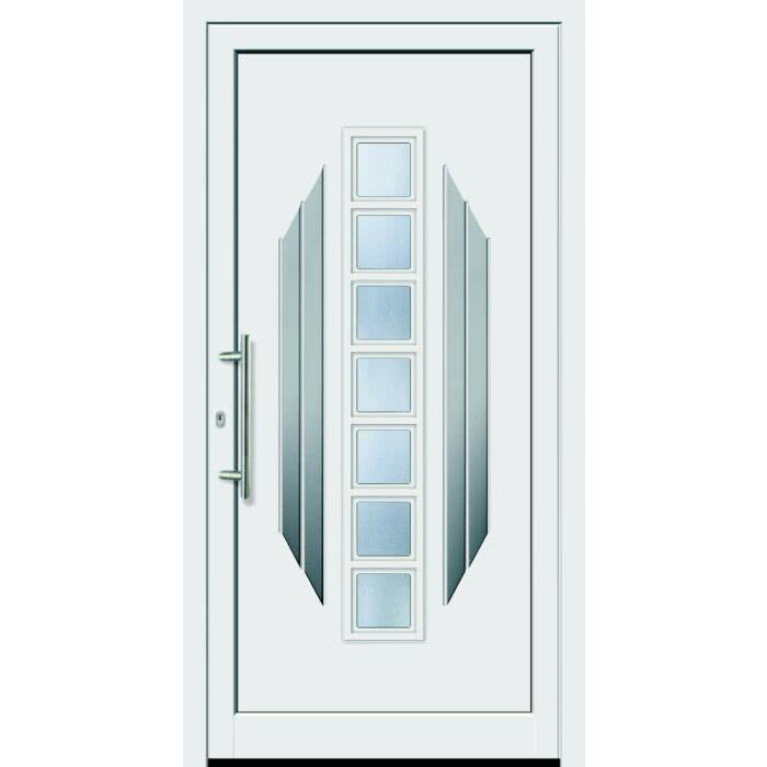 Feba Novotherm Kunststoff Hausture Modell 509 Weiss Mit Glas Orna C