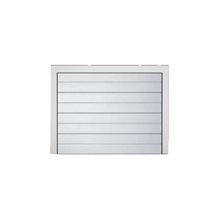 Hörmann Sektionaltor LPU 40 Garagentor, M-Sicke, Farbe: weiß, woodgrain