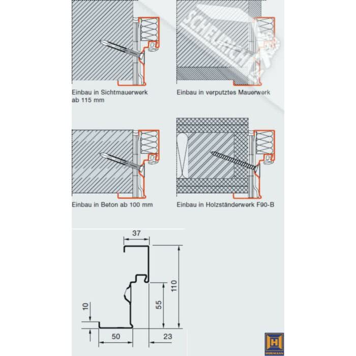 Hormann T30 2 H3 Dryfix Zweiflugelige Brandschutztur Feuerschutztur Dickfalz Versch Grossen Wahlbar