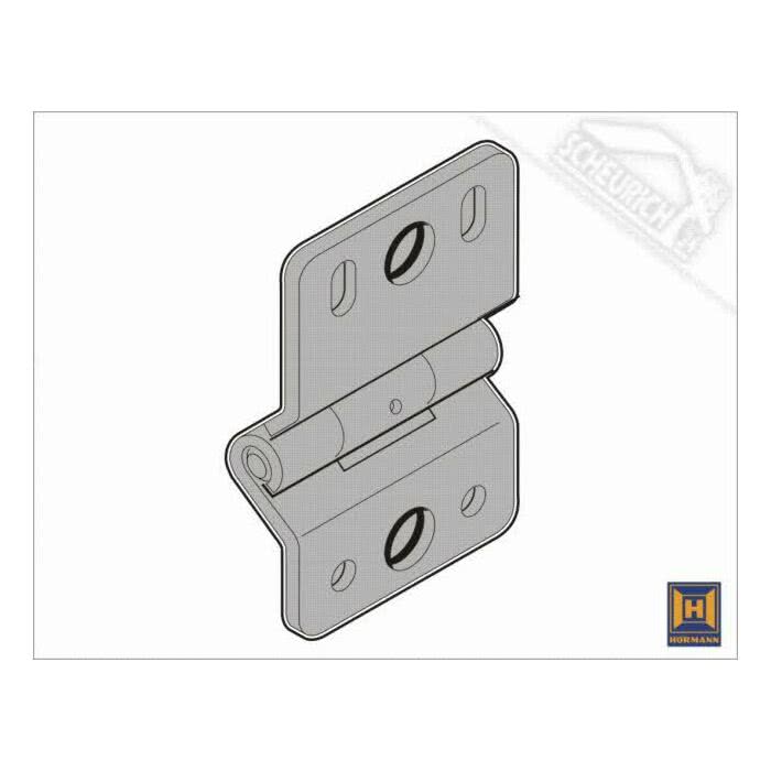 Hormann Scharnier Typ 6 Fur Industrie Sektionaltor Br 30 Und Br 40 Versch Ausfuhrungen Wahlbar