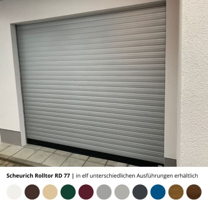 Scheurich Rolltor RD 77, inkl. Antrieb und Notentriegelung