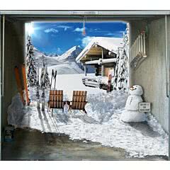 Garagentorplane Skihütte