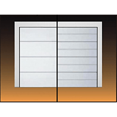 Hörmann Sektionaltor LPU 42 Garagentor, M-Sicke, woodgrain