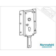 Schloss ohne Zylinder für Normstahl Schwingtor SWT ab Baujahr 1987 bis 1996