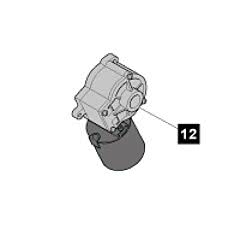 12. Sommer Motor mit Getriebe, für linksschließende Schranken, ASB-6010