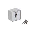 Sommer Schlüsseltaster im Metallgehäuse (Aufputz) mit Zylinder, 1-Kontakt