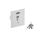 Sommer Schlüsseltaster im Metallgehäuse (Unterputz) mit Zylinder, 1-Kontakt