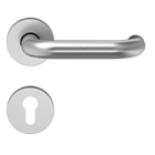 ECO Drückergarnitur D-110 Rundrosette mit OGL Click, 9 mm FS ER PZ für Panikschlösser