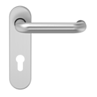 ECO Drückergarnitur D-110 Kurzschild mit OGL Click, 9 mm FS ER PZ 72 mm