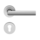 ECO Drückergarnitur D-310 Rundrosette mit OGL Click, 9 mm FS ER PZ