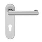 ECO Drückergarnitur D-330 Kurzschild mit OGL Click, 9 mm FS ER PZ 72 mm