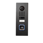 DoorBird D1101FV IP-Türsprechanlage Unterputz Graphitschwarz mit ekey sLine Fingerprint