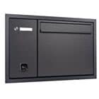 ekey HELLO-Briefkasten Unterputz und ekey sLine Fingerprint