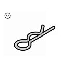 Hörmann Federstecker N80/F80/EcoStar/Schlupftür-Tor