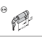 Hörmann Profil-Halbzylinder N80/F80/EcoStar/Schlupftür-Tor