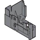 Hörmann Zargenfuß links mit Perforierung