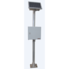 Hörmann Solarmast inklusive Akku WA 24 V für Schranke SH 50