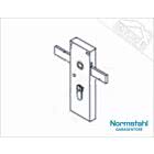 Schloss und Halbzylinder für Normstahl Deckensektionaltor DST 9