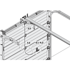 Notentriegelung (außen) NET2 für Sektionaltore, nicht passend für Liftronic/Ecostar 500
