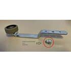 Obere Führungsrolle für Rundum Meir Tor, Ø 50 mm, vorgerichtet für Bügel, mit Schraube Mutter und Distanzbuchse 8 mm