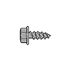 Hörmann Blechschraube B 8 x 22 mit Sechskant, geomet 