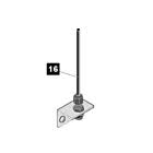 16. Sommer Stabantenne FM 868,8 MHz, 50 Ohm-Koaxialkabel (6 m)