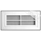 Teckentrup Paneelverglasung mit Kreuzsprosse für GSW 40 Tore Sicke, Mittelsicke, ohne Sicke