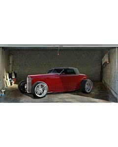 Garagentorplane Red Hot Rod