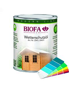 Biofa Wetterschutzöl color 0,75 Liter