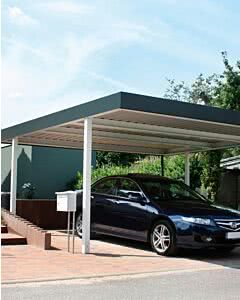 Siebau Flachdach-Carport CP, verschiedene Größen wählbar