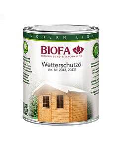 Biofa Wetterschutzöl - Außen 0,75 Liter