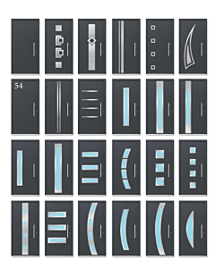 Scheurich Aluminium Haustür ISO-70 - Wählen Sie Ihr Tür Motiv