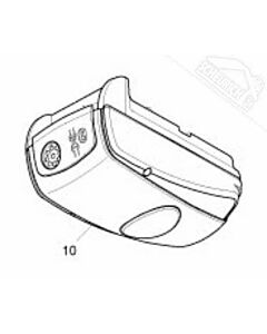 10 - Antriebskopf für Normstahl Akku Plus Garagentorantrieb