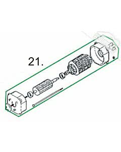 21 - Motor, komplett für Normstahl Elegant 400 Drehtorantrieb 