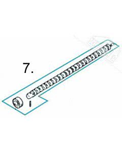 7 - Spindel für Normstahl Elegant 400 Drehtorantrieb 