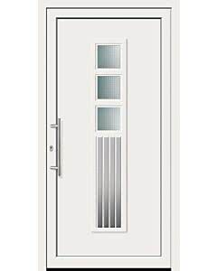 Feba Novotherm Kunststoff Haustüre Modell 513, weiß, mit Glas Mastercareé