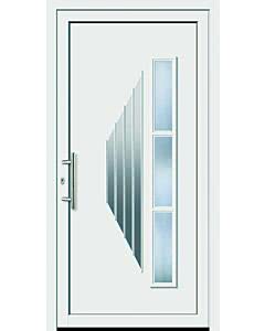 Feba Novotherm Kunststoff Haustüre Modell 512, weiß, mit Glas Orna C