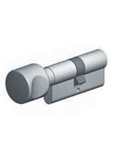 Hörmann Profilzylinder mit Dreholive (31,5 + 40,5 mm) für Beschläge ES0 bzw. ES1, bohr- und ziehgeschützt (Tür nach Innen öffnend) mit 5 Schlüsseln